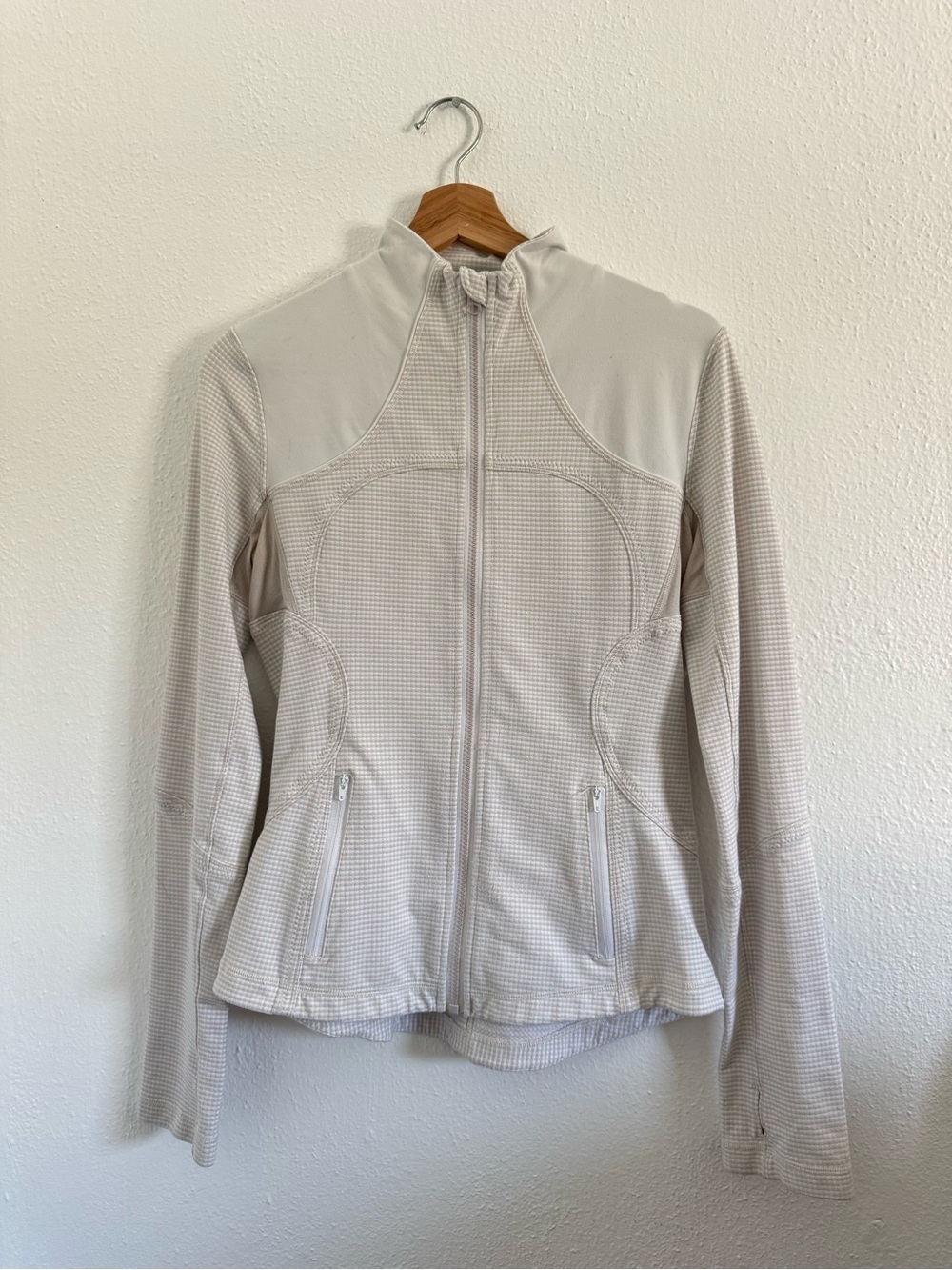 lululemon athletica define jacket Light Beige Full-Zip Utility Jacket